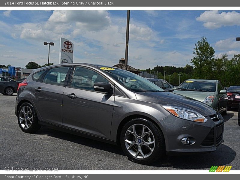 Sterling Gray / Charcoal Black 2014 Ford Focus SE Hatchback