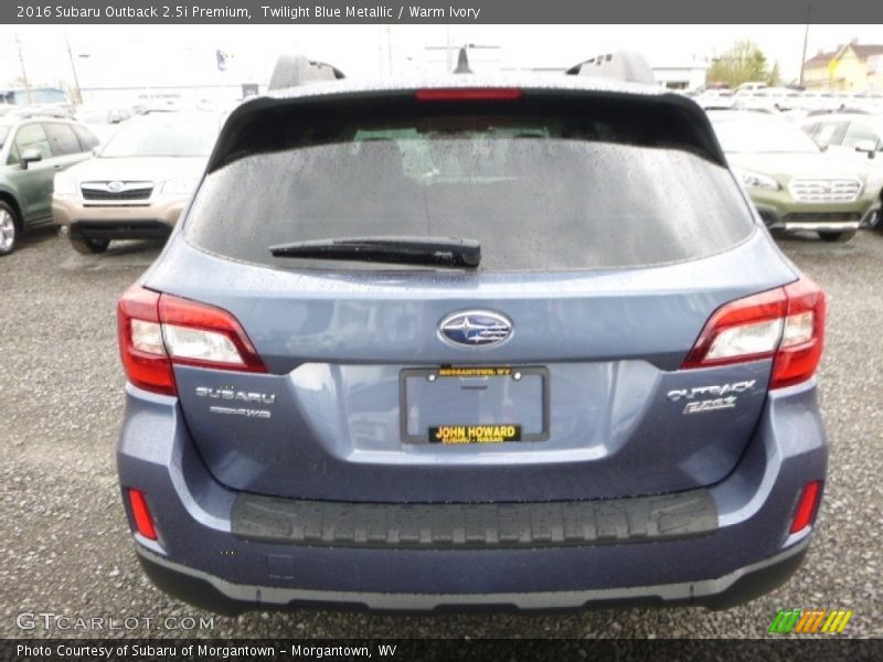 Twilight Blue Metallic / Warm Ivory 2016 Subaru Outback 2.5i Premium