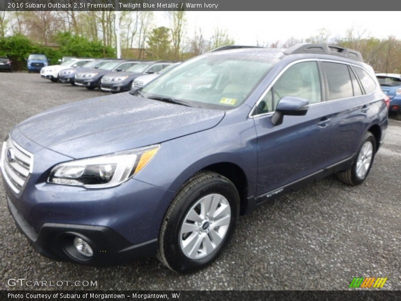 Twilight Blue Metallic / Warm Ivory 2016 Subaru Outback 2.5i Premium