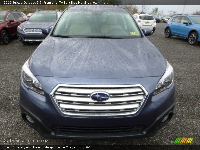 Twilight Blue Metallic / Warm Ivory 2016 Subaru Outback 2.5i Premium