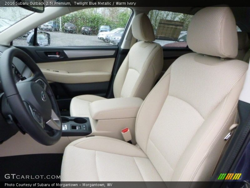 Twilight Blue Metallic / Warm Ivory 2016 Subaru Outback 2.5i Premium