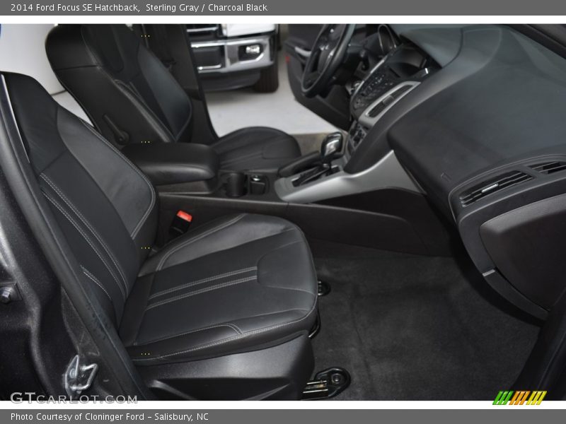 Sterling Gray / Charcoal Black 2014 Ford Focus SE Hatchback