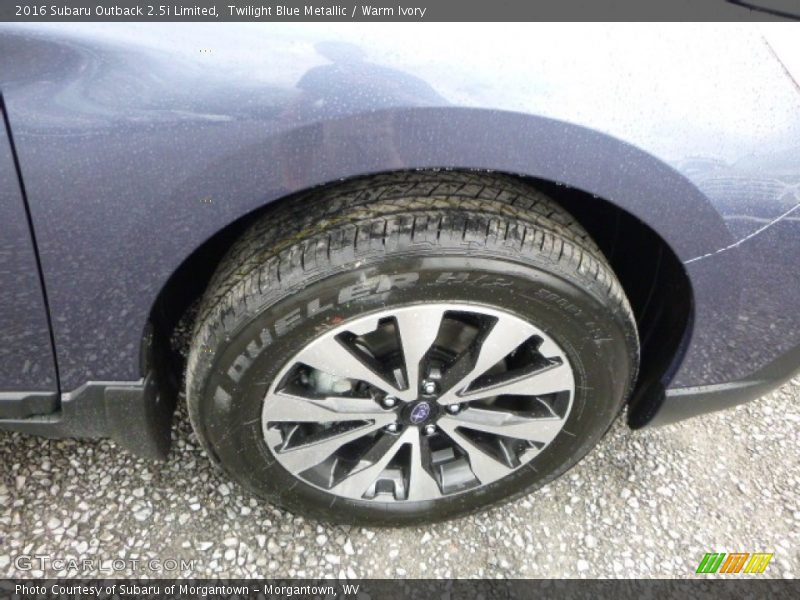 Twilight Blue Metallic / Warm Ivory 2016 Subaru Outback 2.5i Limited