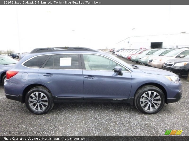 Twilight Blue Metallic / Warm Ivory 2016 Subaru Outback 2.5i Limited