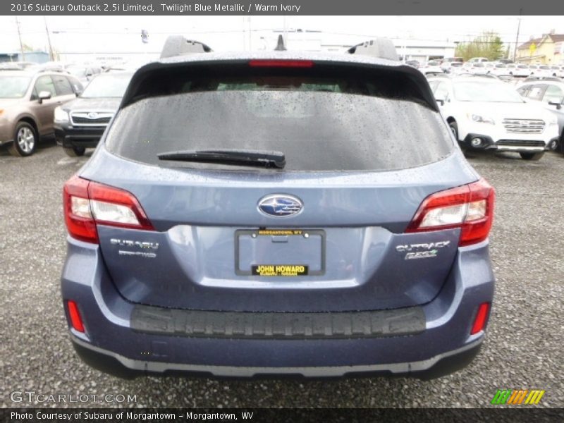 Twilight Blue Metallic / Warm Ivory 2016 Subaru Outback 2.5i Limited