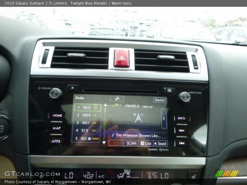 Twilight Blue Metallic / Warm Ivory 2016 Subaru Outback 2.5i Limited