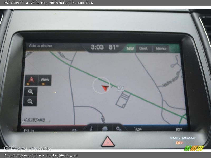 Magnetic Metallic / Charcoal Black 2015 Ford Taurus SEL