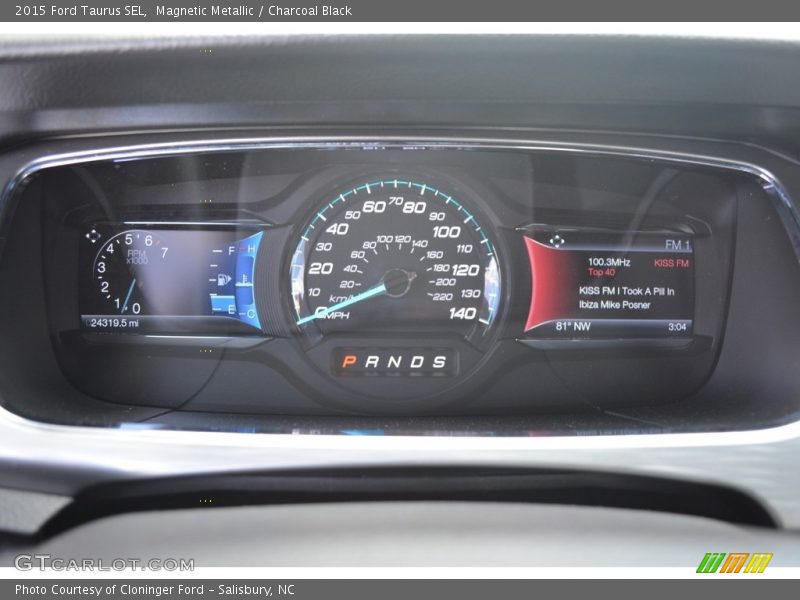 Magnetic Metallic / Charcoal Black 2015 Ford Taurus SEL