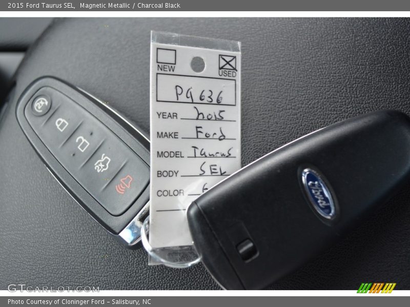 Magnetic Metallic / Charcoal Black 2015 Ford Taurus SEL