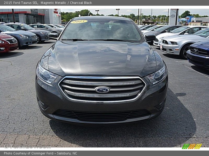 Magnetic Metallic / Charcoal Black 2015 Ford Taurus SEL