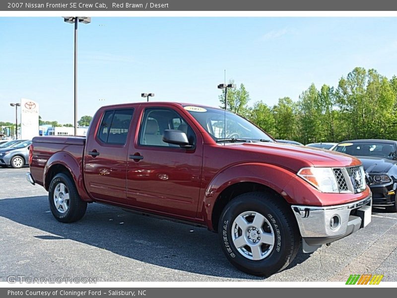 Red Brawn / Desert 2007 Nissan Frontier SE Crew Cab