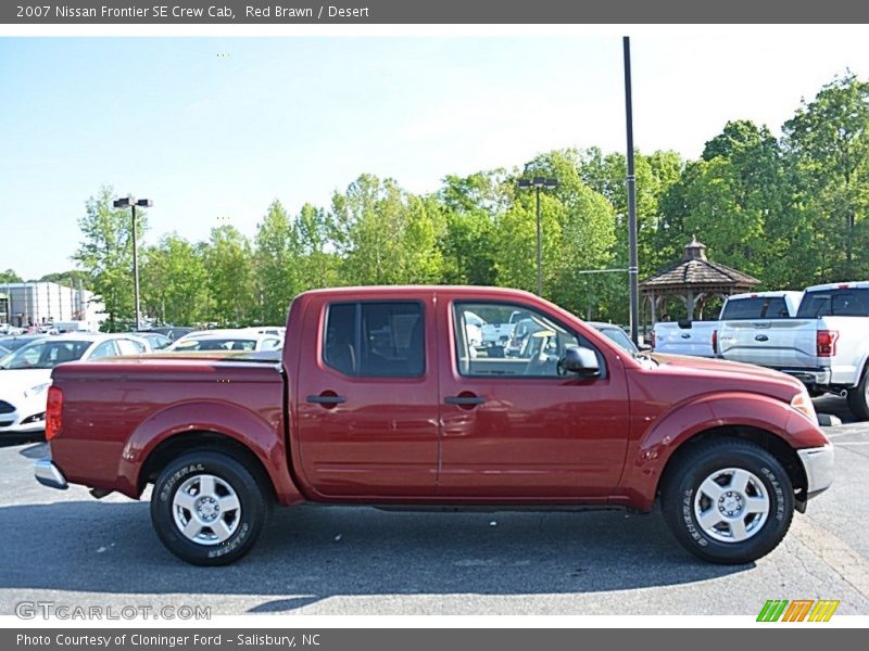 Red Brawn / Desert 2007 Nissan Frontier SE Crew Cab
