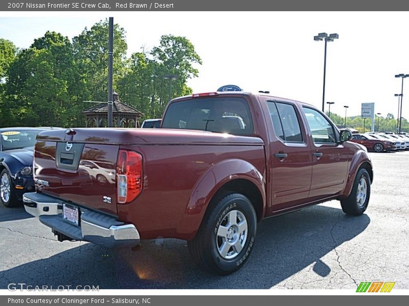 Red Brawn / Desert 2007 Nissan Frontier SE Crew Cab