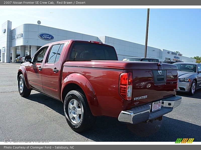 Red Brawn / Desert 2007 Nissan Frontier SE Crew Cab