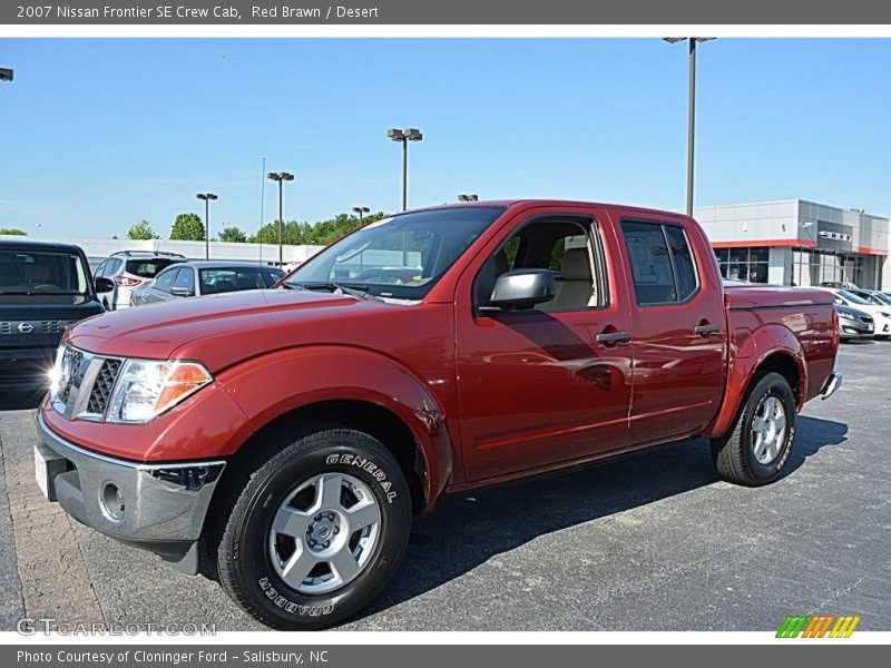 Red Brawn / Desert 2007 Nissan Frontier SE Crew Cab