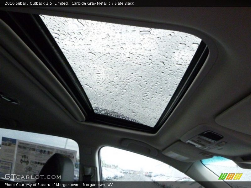 Carbide Gray Metallic / Slate Black 2016 Subaru Outback 2.5i Limited