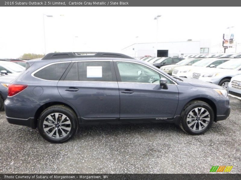 Carbide Gray Metallic / Slate Black 2016 Subaru Outback 2.5i Limited