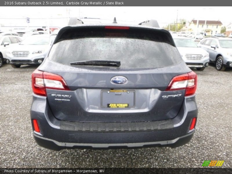 Carbide Gray Metallic / Slate Black 2016 Subaru Outback 2.5i Limited