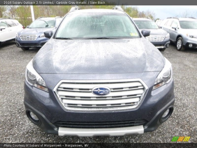 Carbide Gray Metallic / Slate Black 2016 Subaru Outback 2.5i Limited