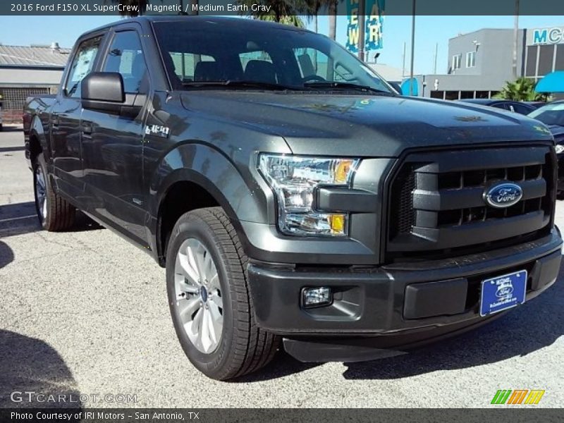 Magnetic / Medium Earth Gray 2016 Ford F150 XL SuperCrew
