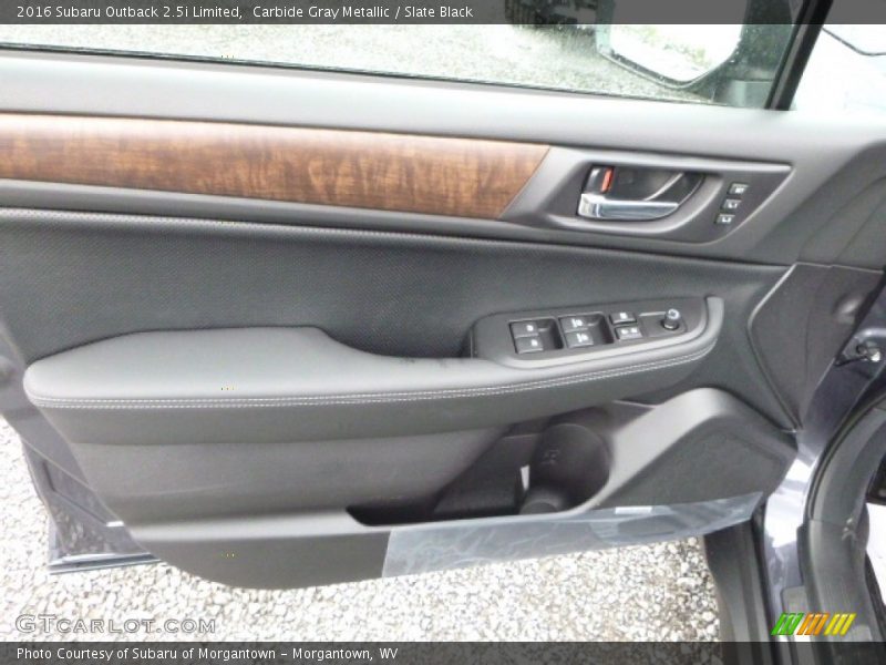 Carbide Gray Metallic / Slate Black 2016 Subaru Outback 2.5i Limited