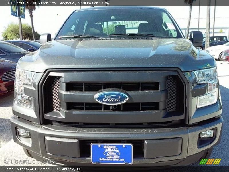 Magnetic / Medium Earth Gray 2016 Ford F150 XL SuperCrew