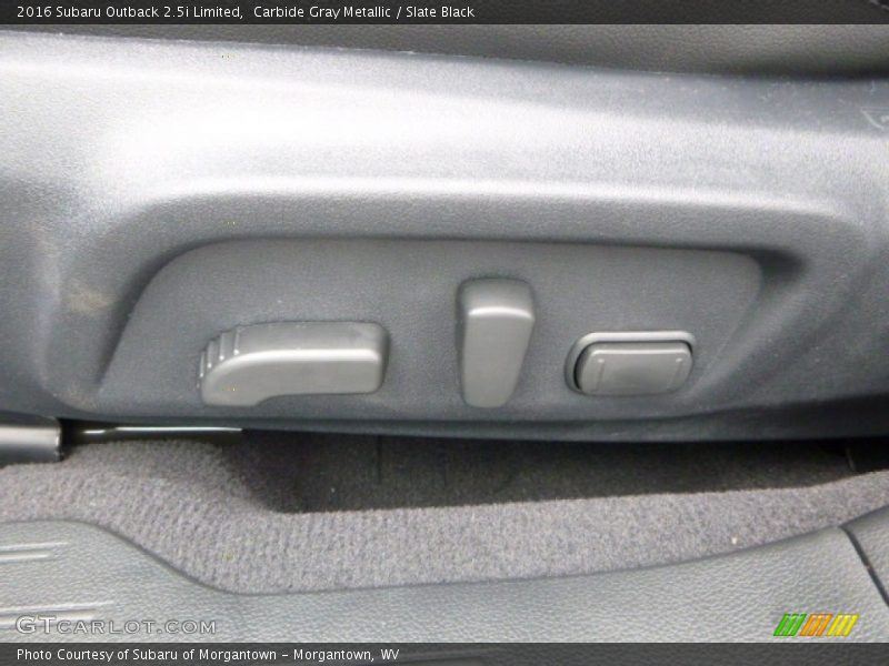 Carbide Gray Metallic / Slate Black 2016 Subaru Outback 2.5i Limited