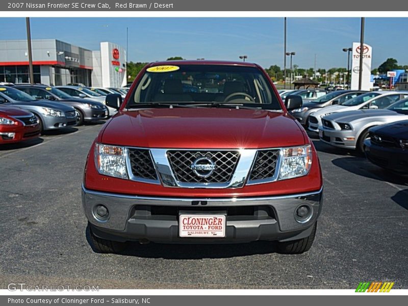 Red Brawn / Desert 2007 Nissan Frontier SE Crew Cab