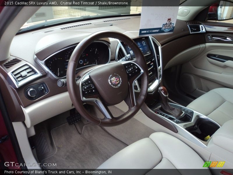 Crystal Red Tintcoat / Shale/Brownstone 2015 Cadillac SRX Luxury AWD
