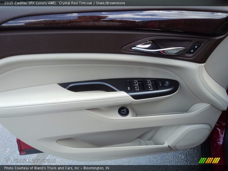 Crystal Red Tintcoat / Shale/Brownstone 2015 Cadillac SRX Luxury AWD