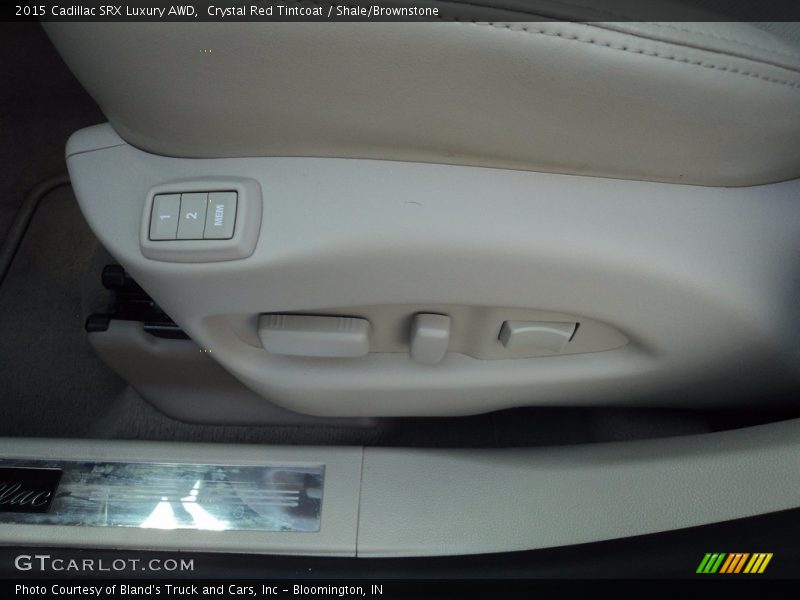 Crystal Red Tintcoat / Shale/Brownstone 2015 Cadillac SRX Luxury AWD