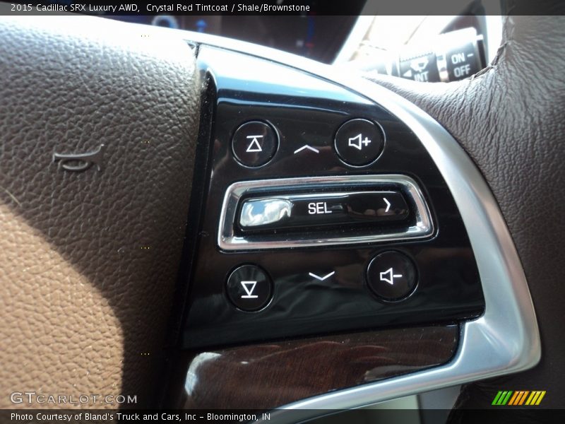Crystal Red Tintcoat / Shale/Brownstone 2015 Cadillac SRX Luxury AWD