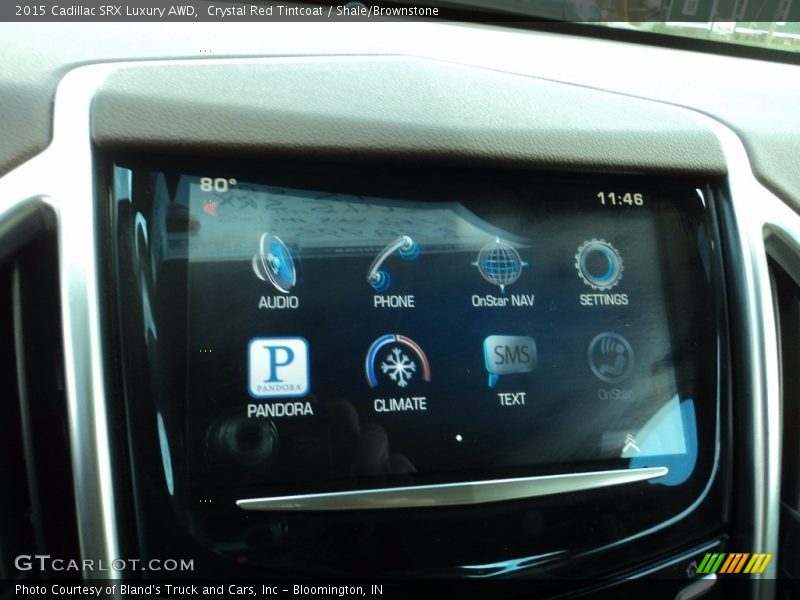Crystal Red Tintcoat / Shale/Brownstone 2015 Cadillac SRX Luxury AWD