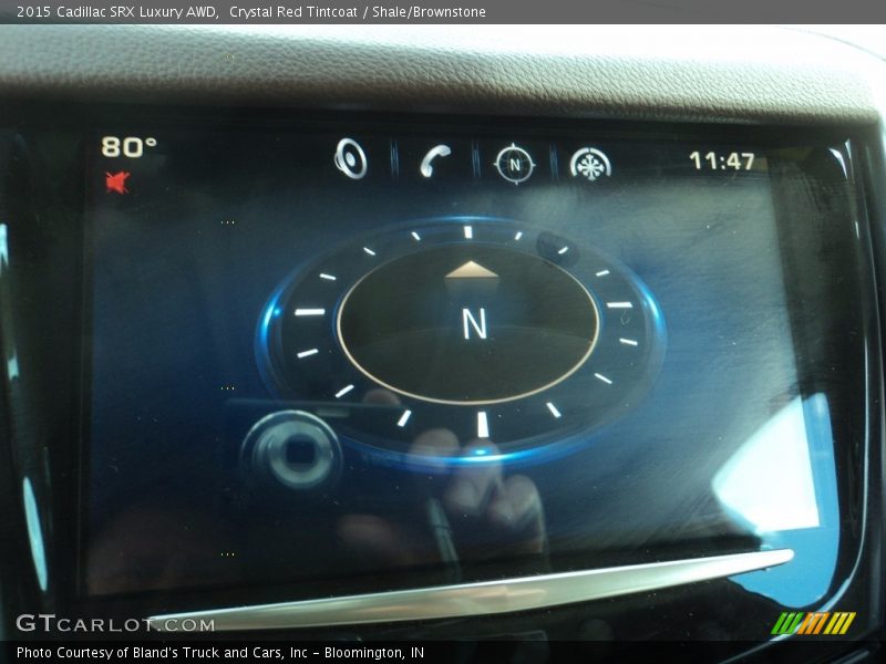 Crystal Red Tintcoat / Shale/Brownstone 2015 Cadillac SRX Luxury AWD