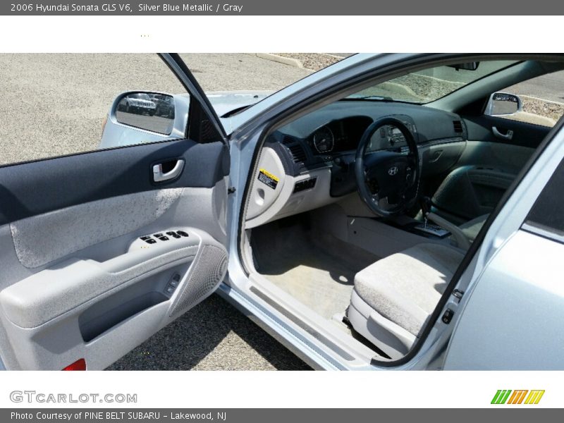 Silver Blue Metallic / Gray 2006 Hyundai Sonata GLS V6