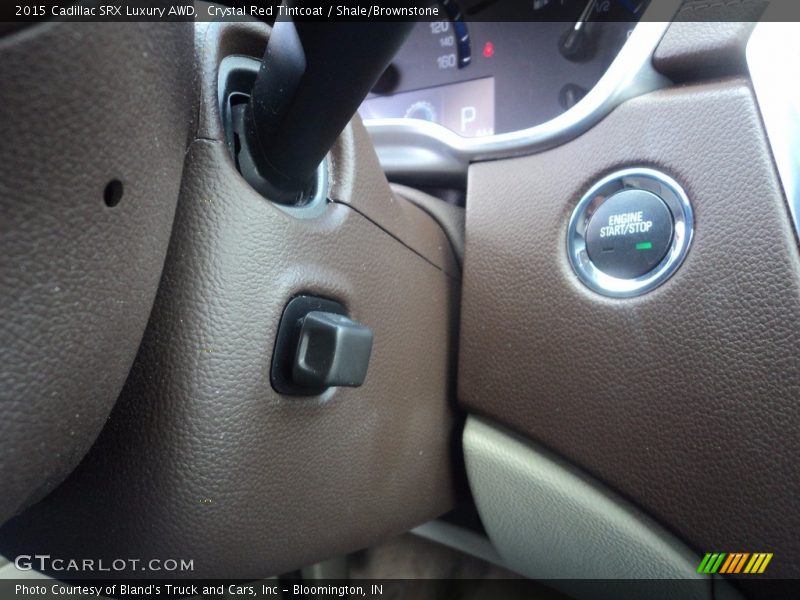 Crystal Red Tintcoat / Shale/Brownstone 2015 Cadillac SRX Luxury AWD
