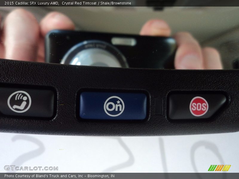 Crystal Red Tintcoat / Shale/Brownstone 2015 Cadillac SRX Luxury AWD