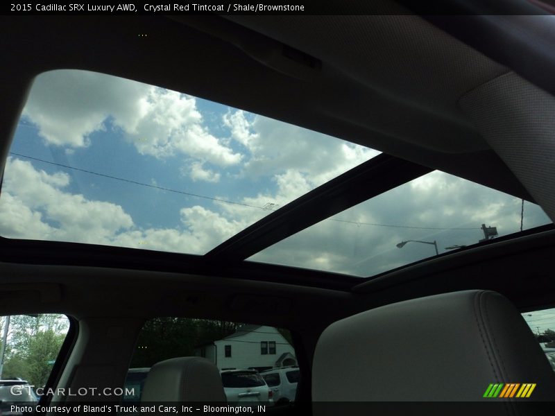 Crystal Red Tintcoat / Shale/Brownstone 2015 Cadillac SRX Luxury AWD
