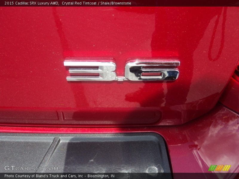 Crystal Red Tintcoat / Shale/Brownstone 2015 Cadillac SRX Luxury AWD