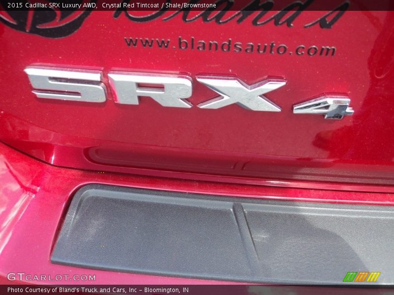 Crystal Red Tintcoat / Shale/Brownstone 2015 Cadillac SRX Luxury AWD