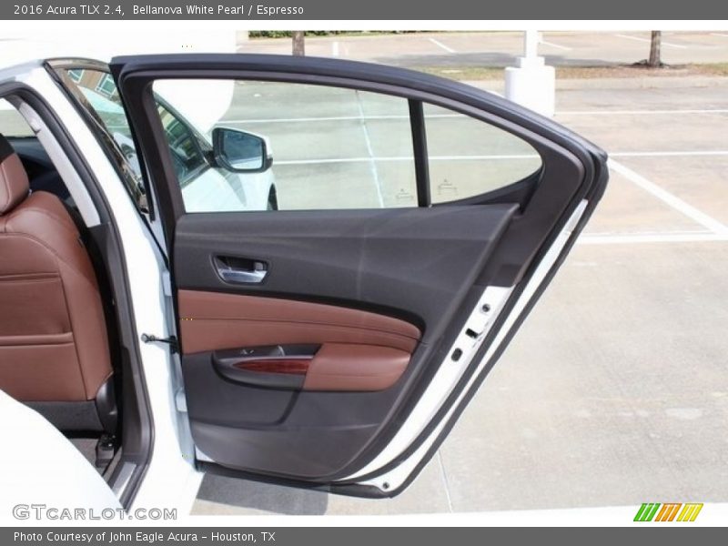 Bellanova White Pearl / Espresso 2016 Acura TLX 2.4