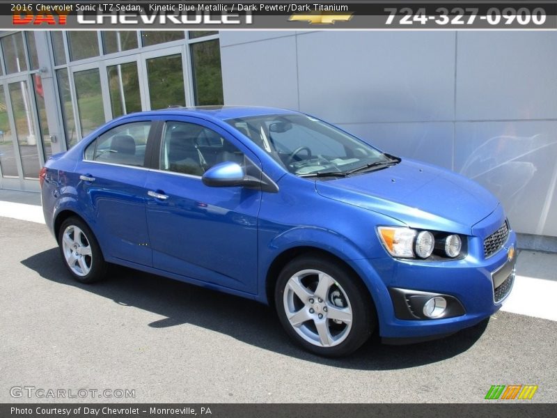 Kinetic Blue Metallic / Dark Pewter/Dark Titanium 2016 Chevrolet Sonic LTZ Sedan