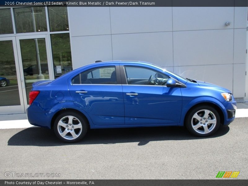 Kinetic Blue Metallic / Dark Pewter/Dark Titanium 2016 Chevrolet Sonic LTZ Sedan