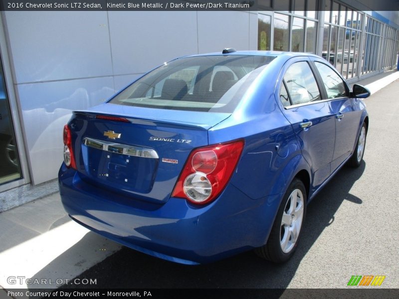 Kinetic Blue Metallic / Dark Pewter/Dark Titanium 2016 Chevrolet Sonic LTZ Sedan