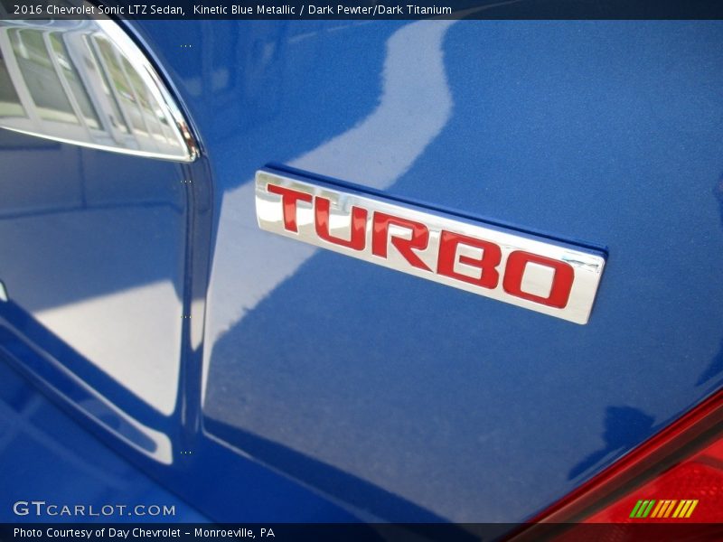 Kinetic Blue Metallic / Dark Pewter/Dark Titanium 2016 Chevrolet Sonic LTZ Sedan