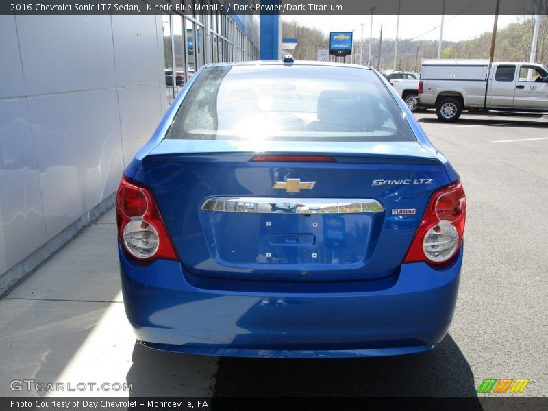 Kinetic Blue Metallic / Dark Pewter/Dark Titanium 2016 Chevrolet Sonic LTZ Sedan