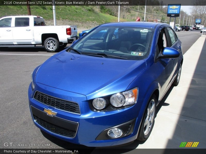 Kinetic Blue Metallic / Dark Pewter/Dark Titanium 2016 Chevrolet Sonic LTZ Sedan