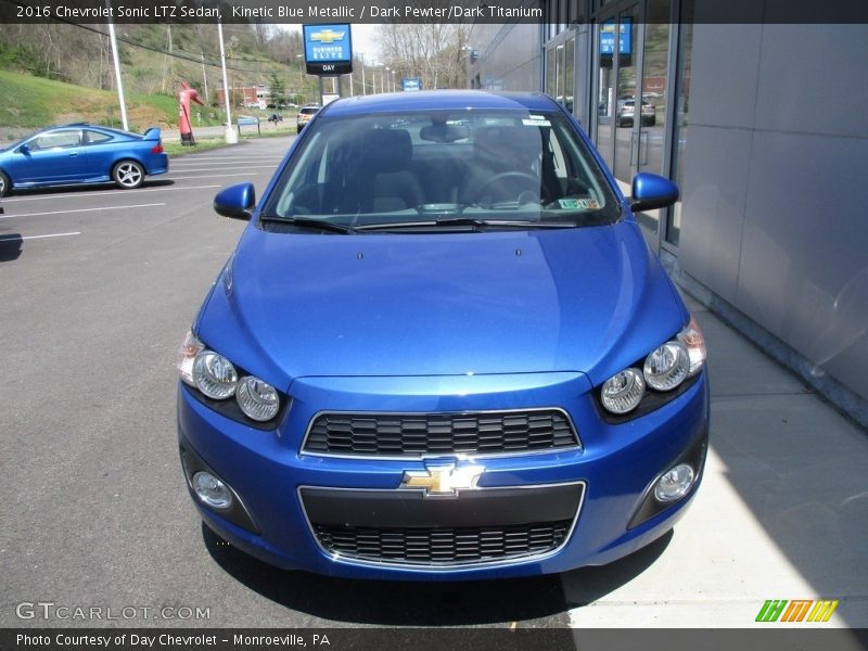 Kinetic Blue Metallic / Dark Pewter/Dark Titanium 2016 Chevrolet Sonic LTZ Sedan