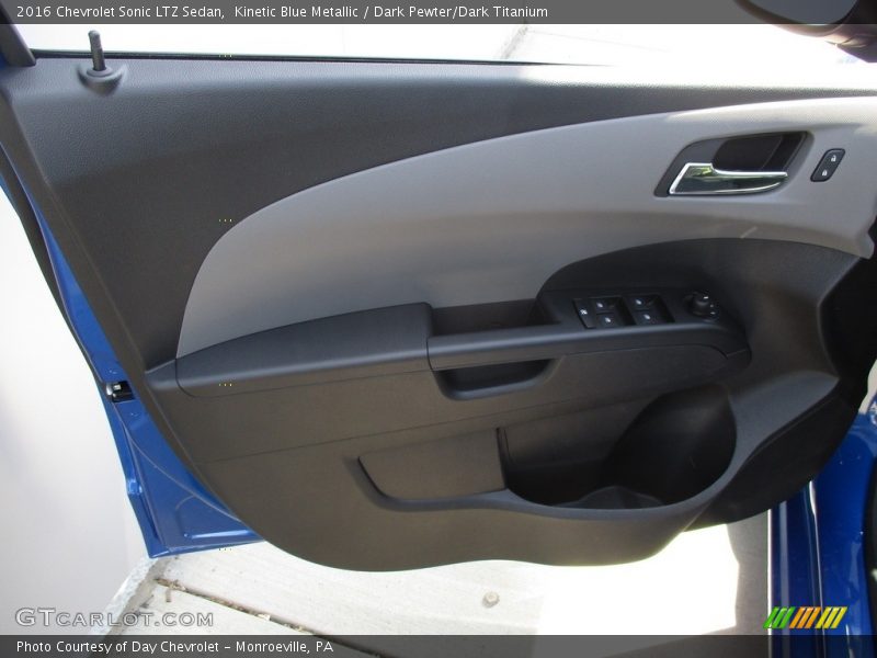 Kinetic Blue Metallic / Dark Pewter/Dark Titanium 2016 Chevrolet Sonic LTZ Sedan