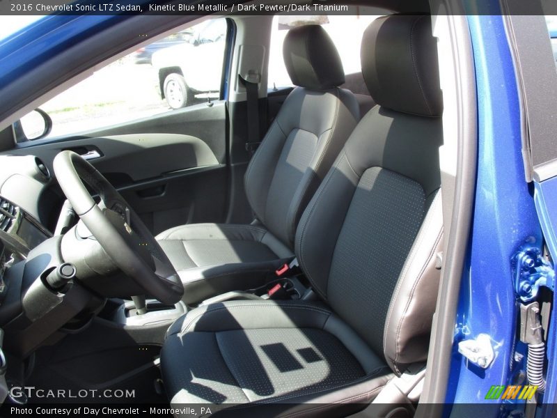 Kinetic Blue Metallic / Dark Pewter/Dark Titanium 2016 Chevrolet Sonic LTZ Sedan